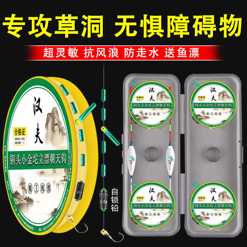 新款立漂朝天钩线组免调漂单钩浮漂主线套装全套升级款七星漂线组,户外/登山/野营/旅行用品,线组,淘宝优惠券,粉丝福利购,淘宝优惠卷