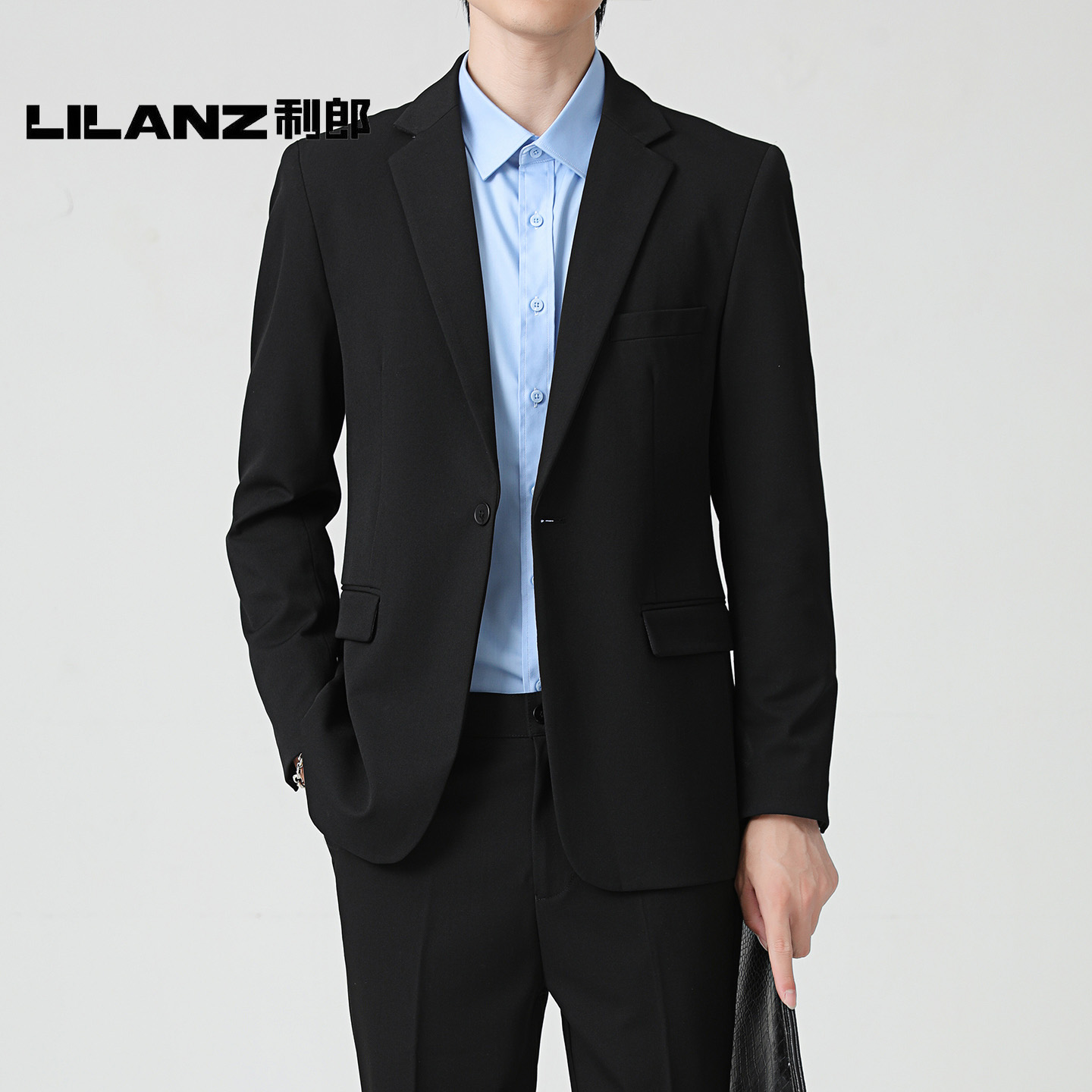 利郎男士西服套装礼服秋冬款商务休闲白领职业正装西装男装上衣服