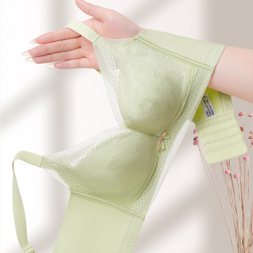 舒适无钢圈文胸女性感蕾丝聚拢