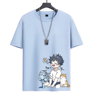 冰丝短袖t恤男夏季青少年高中生初中生速干2025新款透气夏装体恤