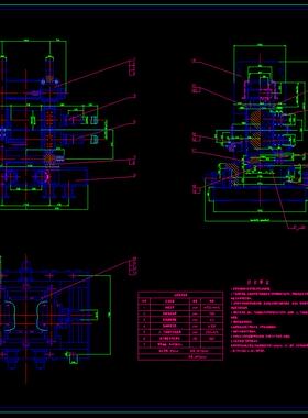 J1026-直径380H平辊轧机设计CAD图