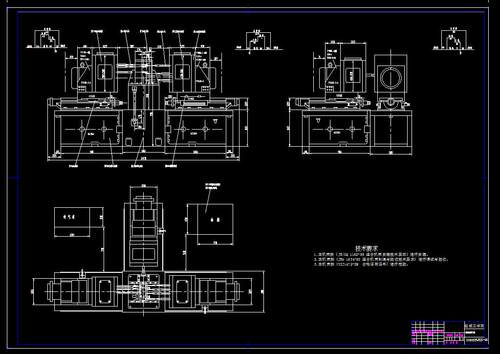 J1271-柴油机齿轮室盖钻镗专机总体及主轴箱设计CAD图