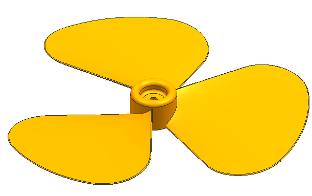 DZM059-电风扇叶片注塑模具设计CAD图纸
