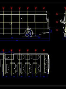 CL210-兼容残疾轮椅的中型客车造型设计\汽车CAD图纸