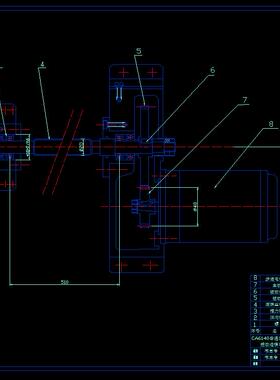 J623-CA6140车床进行改造设计CAD图