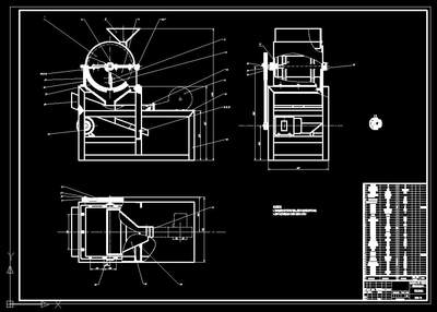 J114-蚕豆脱壳机设计\去壳机CAD图纸