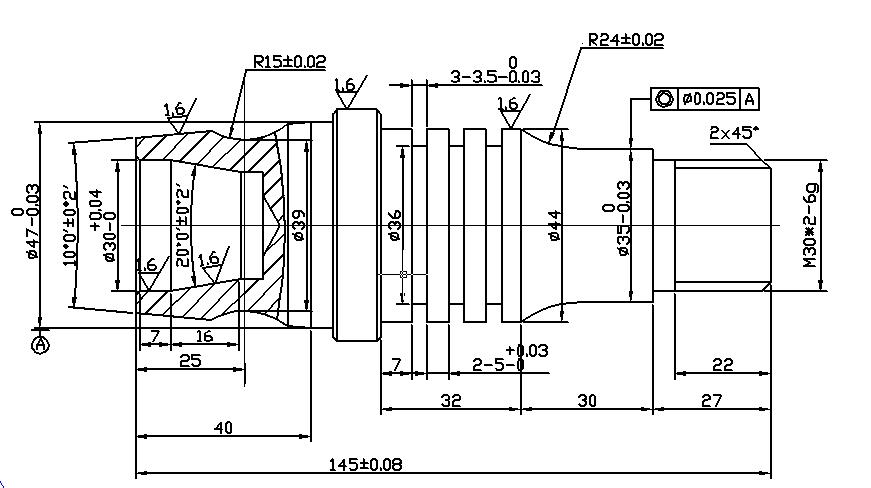 SC025-轴类零件机械加工工艺规程设计
