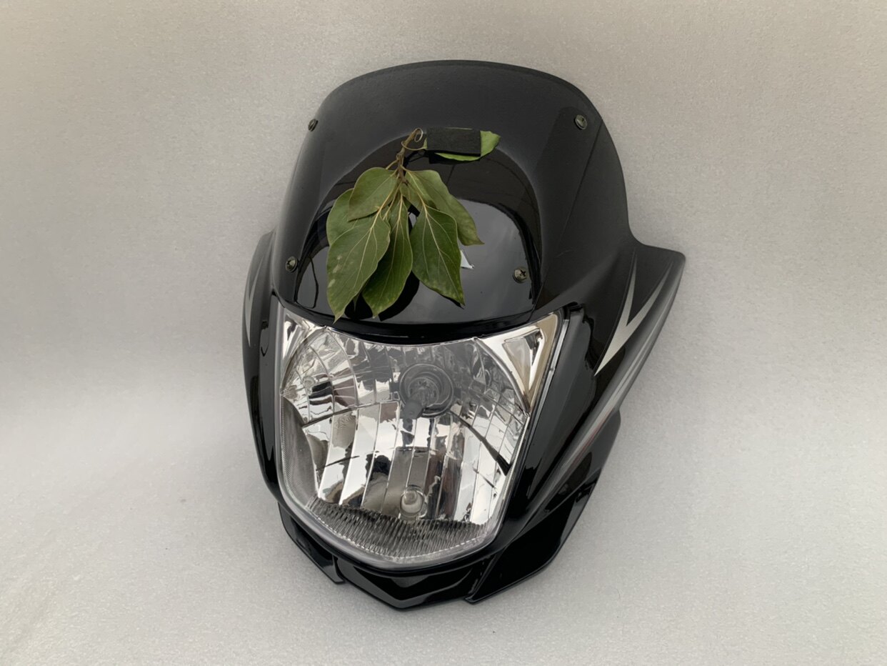 适用于五羊摩托车配件 WH125-11导流罩 锋翼大灯 前罩壳 头罩|ruв категории мотоцикл/оборудование/аксессуары, аксессуары мотоцикла, свет мотоциклов - от Buy2taobao.com для оказания профессиональной услуги покупки агента Taobao