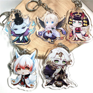 阴阳师周边般若妖狐大天狗一目连桃花妖荒川之主挂件钥匙扣小礼物