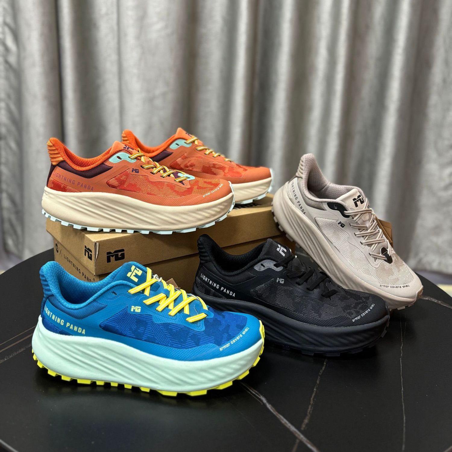 出口瑞典MG变色龙宽楦户外低帮越野跑鞋防滑耐磨厚底减震运动鞋