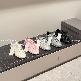 辣妹 26FW 铆钉平底系带休闲运动鞋 新品 INSHUA甜cool