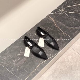 26FW INSHUA 3.28 新品 尖头一字扣玛丽珍单鞋