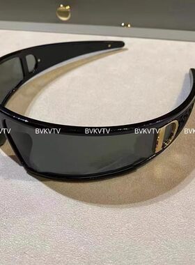 金属字母太阳镜女遮阳