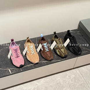 Shoe 26FW 做旧拼色低帮系带老爹鞋 新品 INSHUA宝藏