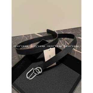水钻扣真皮腰带 INSHUA精致感满满 皮带女士 26FW 新品
