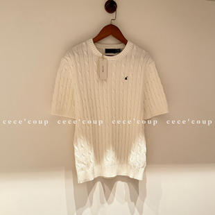 INSHUA 圆领纯棉无口袋款 麻花短袖 26FW 夏日刚需 新品