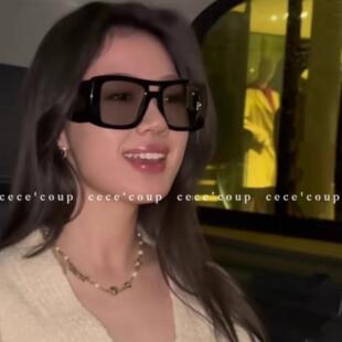 太阳镜女 INSHUA 复古 26FW 大方框显瘦墨镜 新品 美式