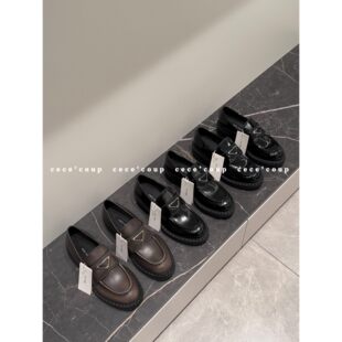 新品 女 INSHUA品质看得见 厚底乐福鞋 小皮鞋 经典 26FW