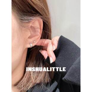 精致小巧 女士7mm 26s新款 耳环耳圈 超有质感 IINSHUA