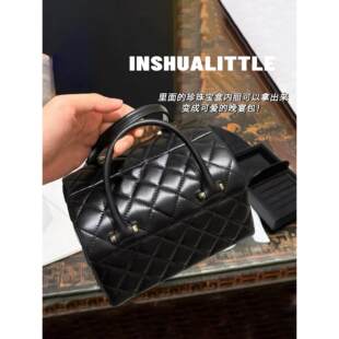 INSHUA03 太实用了叭 26s新款 格纹方盒包