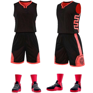 双面篮球服 两面穿 路人王篮球服套装订做男女篮球训练服背心印字