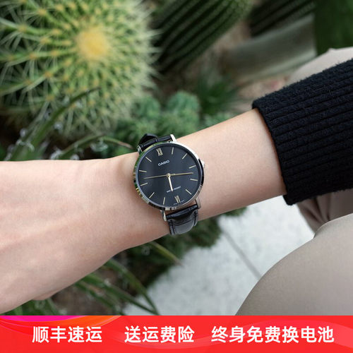 casio卡西欧大表盘女表面试考试