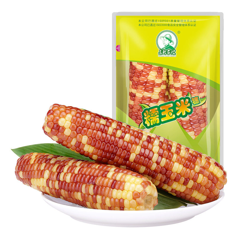 【12支】东北农嫂彩糯玉米花糯双棒300gx6袋粘黏玉米穗早餐|ruв категории зерно риса/север и Юг сухих грузов/приправы, метров/муки/зерновые, кукуруза - от Buy2taobao.com для оказания профессиональной услуги покупки агента Taobao