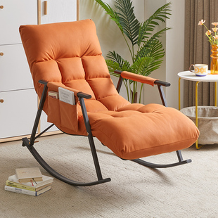 摇椅家用科技布躺椅大人阳台休闲懒人椅子网红卧室客厅沙发摇摇椅