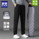 鹅绒 时尚 罗蒙秋冬季 休闲男士 外穿直筒长裤 男裤 加厚保暖羽绒裤