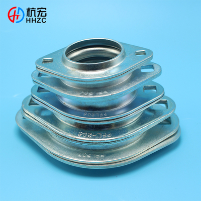 钢板冲压菱形座两片座铁皮座PFL203 204 205 206 207 208