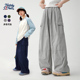 子女春季 学生垂感阔腿宽松休闲长裤 新款 裤 轻薄青少年工装 初中生裤