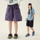 套装 诺诺公主S1N初中生女大童短裤 青少年学生休闲五分裤 夏季 工装