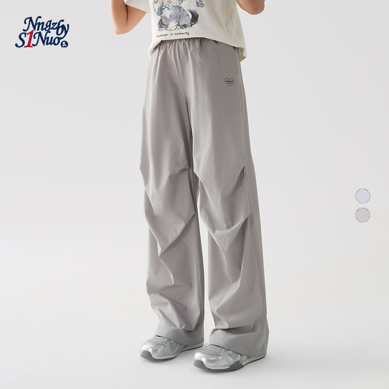 诺诺公主S1N初中生2026夏季新款户外休闲裤女青少年薄款运动裤子