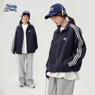 诺诺公主S1N 外套女初中生2026春秋装新款女大童夹棉高中学生上衣