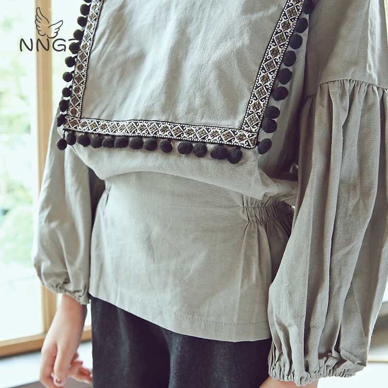 Chemise fille NNGZ à manche longue - Ref 2088663 Image 5