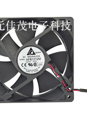 原装台达 双滚珠风扇PWM温控12V0.27A 电源 机箱风扇AFB1212M