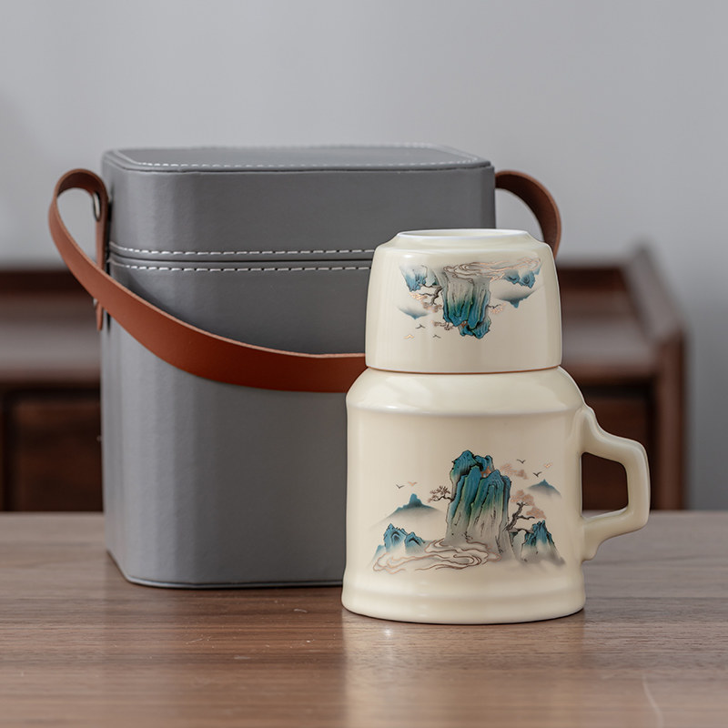 家用复古汝窑暖壶茶壶青瓷一壶一杯带盖大容量闷茶壶茶杯旅行陶瓷,餐饮具,茶壶,淘宝优惠券,粉丝福利购,淘宝优惠卷