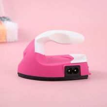 烫拼豆粉色迷你老式电熨斗小型家用蒸汽熨烫机便携式熨斗学生手持