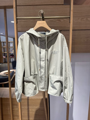 大雅家春夏款时尚休闲宽松落肩抽绳连帽短外套 HFKPA1320A-2899