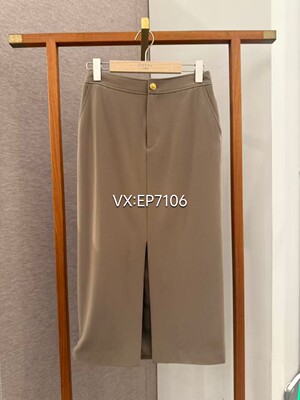 秋冬款驼色通勤简约小众半身裙 EGJAW3521A-2199