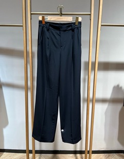 HFKPA6405A 休闲裤 1999 百搭叠褶直筒长款 大雅家春夏款