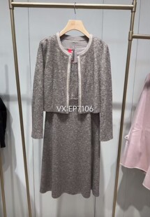 圆领外套连衣裙套装 秋冬款 高级系列经典 两件套装 9999 EPJIA4818A
