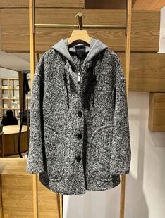 大雅家firststation秋冬款连帽可脱卸内里大衣 HFKIW8228A-6299