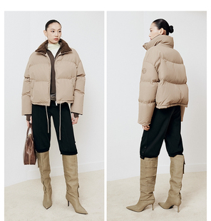 大雅家firststation秋冬款立领短款鸭羽绒服 HFKIAY135A-4799