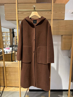 HFKIW8335A 大雅家秋冬款 大衣外套 连帽羊毛中长款 5699 时尚