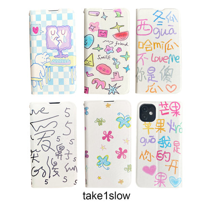 take1slow翻盖手机壳13pr适用112promax所有型号手机翻盖