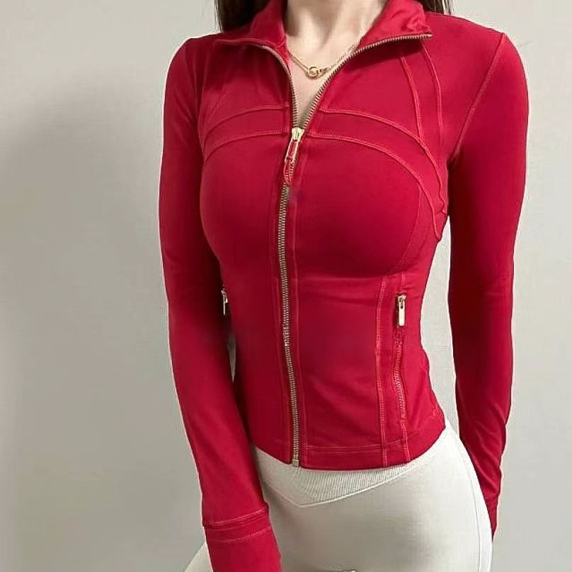 SWIFT SPEED新款立领修身速干瑜伽服夹克短款瑜伽外套女士高弹力