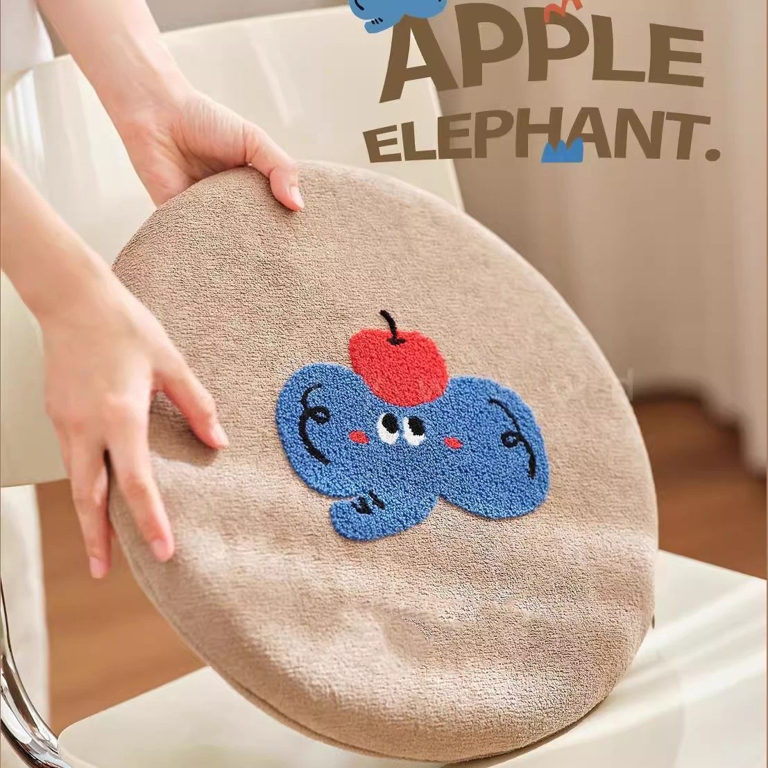 APPLE仿羊绒椅垫冬季保暖毛绒防滑沙发盖布巾沙发垫屁垫坐垫