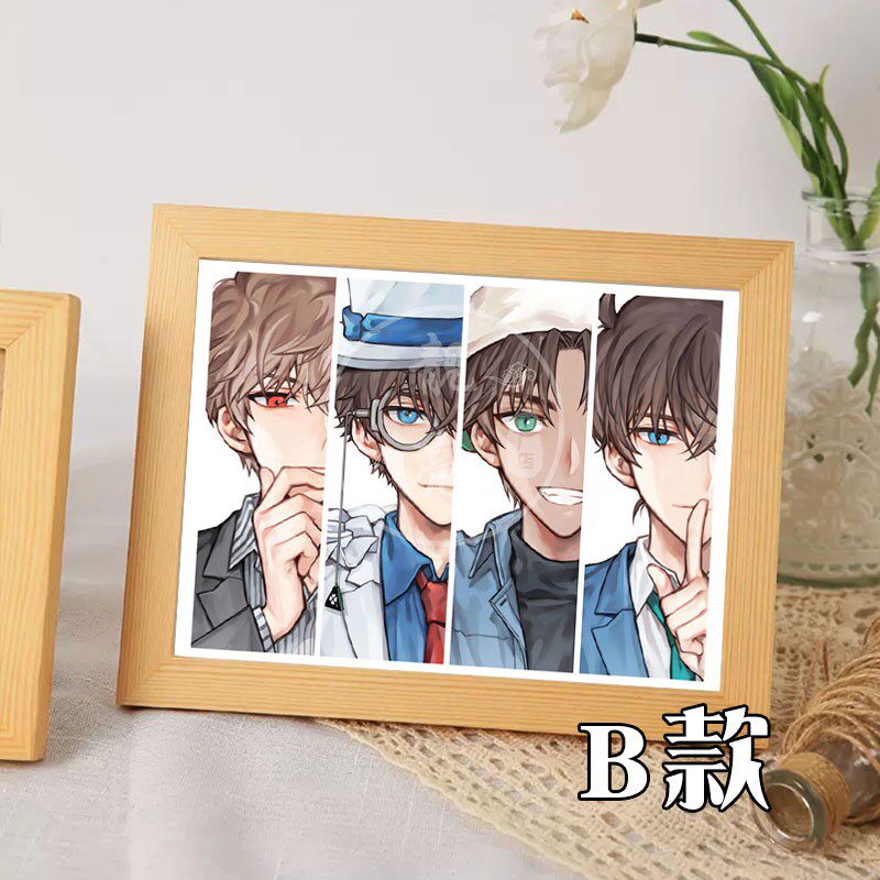 钻石画diy手工柯南钻石绣带框
