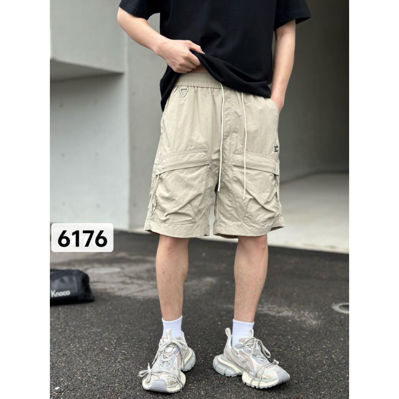 2025夏季新款男户外高端复古工装短裤美式宽松直筒休闲薄款中裤潮
